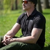 KORDA POLO BLACK E OLIVE