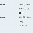 Primo 70 LED - Dettagli