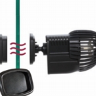 Supporto magnetico con protezione in gomma per prevenire qualsiasi vibrazione per vetri fino a 20 mm di spessore.