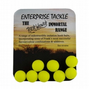 ENTERPRISE TACKLE IMMORTALS 10MM BOILIE YELLOW PINEAPPLE & -N-BUTRIC