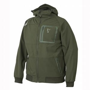 FOX COLLECTION GREEN SILVER SHELL HOODIE