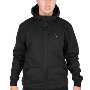 FOX COLLECTION SOFT SHELL JACKET BLACK & ORANGE