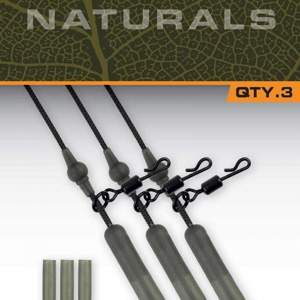 FOX EDGES™ NATURALS LEADCORE HELI RIG LEADERS