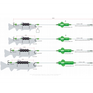 MADCAT® SCREAMING PROFI RIVER RIGS DEAD BAIT