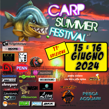 CARP SUMMER FESTIVAL 15 E 16 GIUGNO 2024