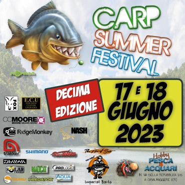 CARP SUMMER FESTIVAL 17 E 18 GIUGNO 2023