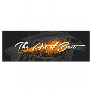 IF Adesivo “THE ART OF BAIT”- rettangolare 29,7cm x 10,5cm