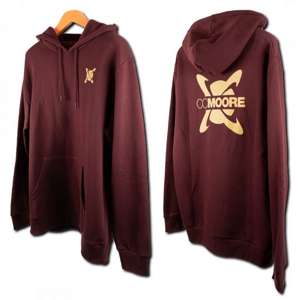 CC MOORE BURGUNDY HOODIE
