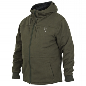 FOX GREEN SILVER SHERPA HOODIE