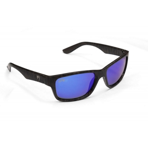 FOX RAGE CAMO SUNGLASSES GREY LENS MIRROR BLUE