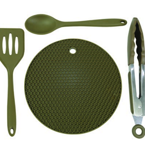 TRAKKER ARMOLIFE SILICONE UTENSIL SET